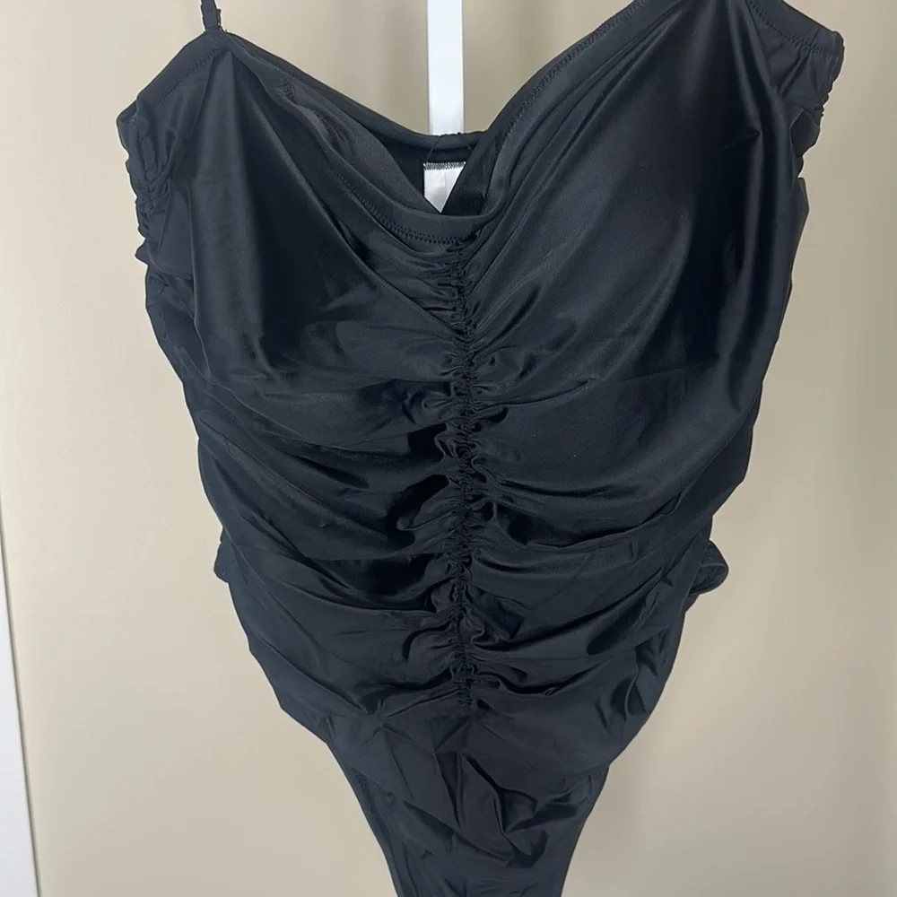 NWT J.Crew Ruched Sweetheart One Piece Swimsuit size 22 - Picture 5 of 8